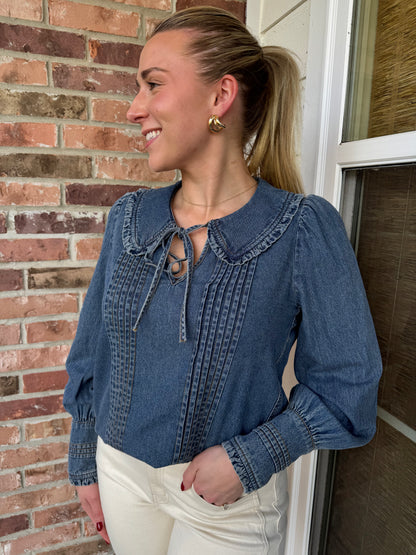 Vintage Sailor Denim Top