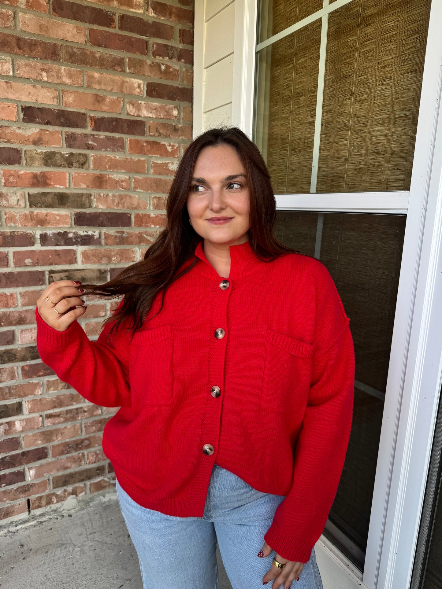 Jolly Knit Button Up Cardigan