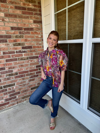 The One I Want Floral Blouse