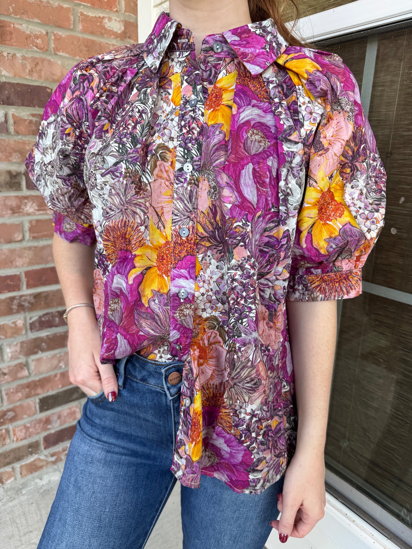 The One I Want Floral Blouse