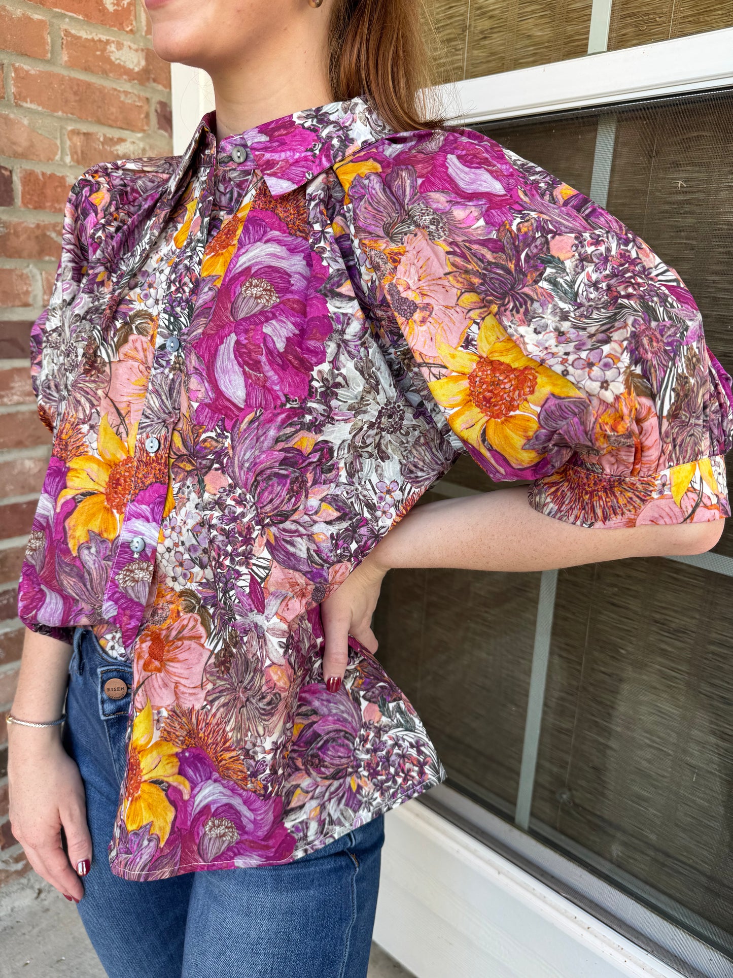 The One I Want Floral Blouse