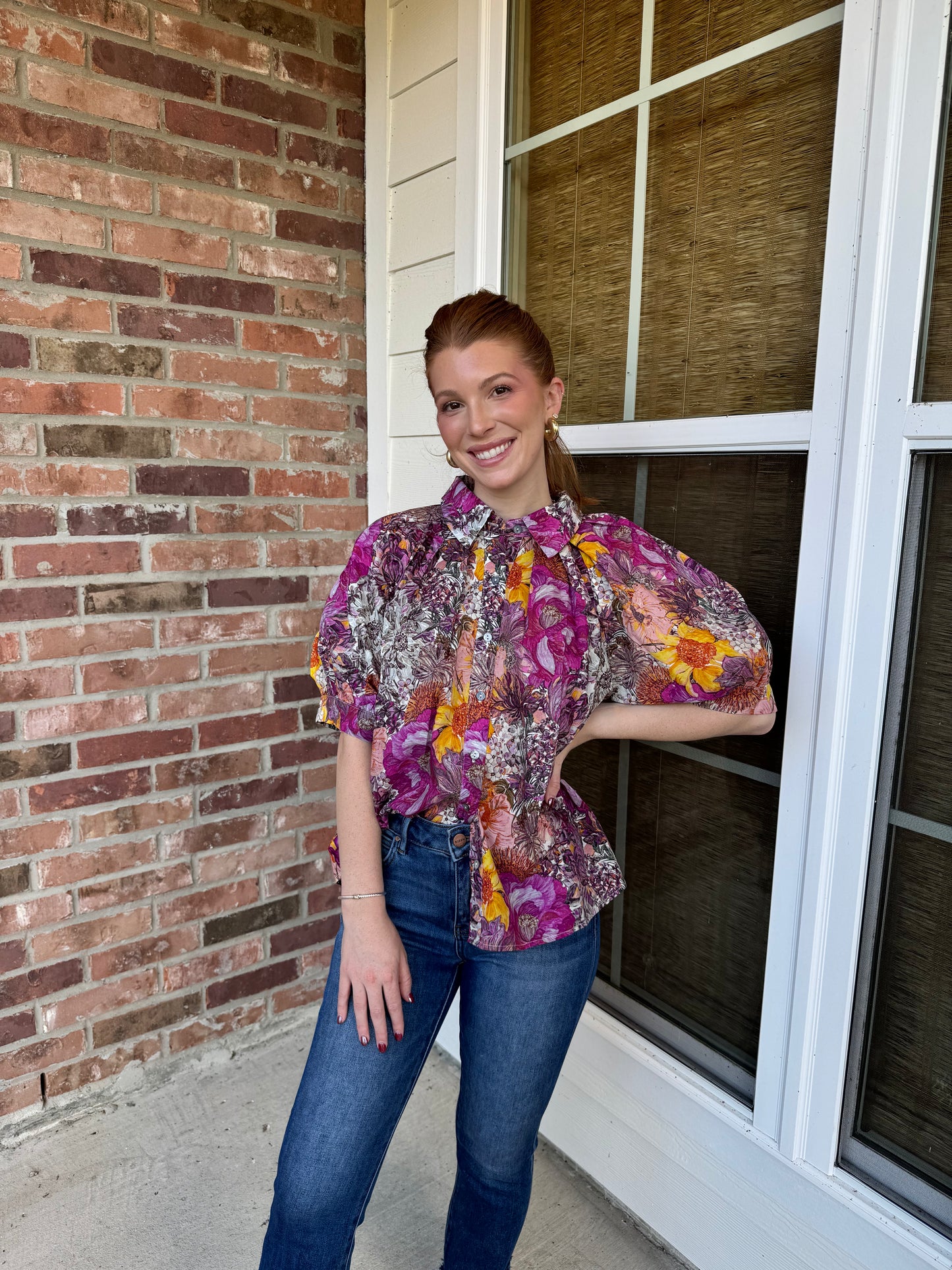 The One I Want Floral Blouse