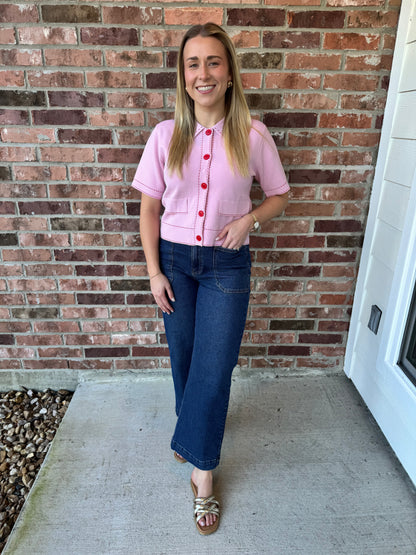 Be Mine Button Down Top