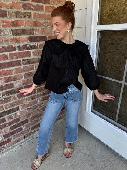 Sassy Southern Details Blouse