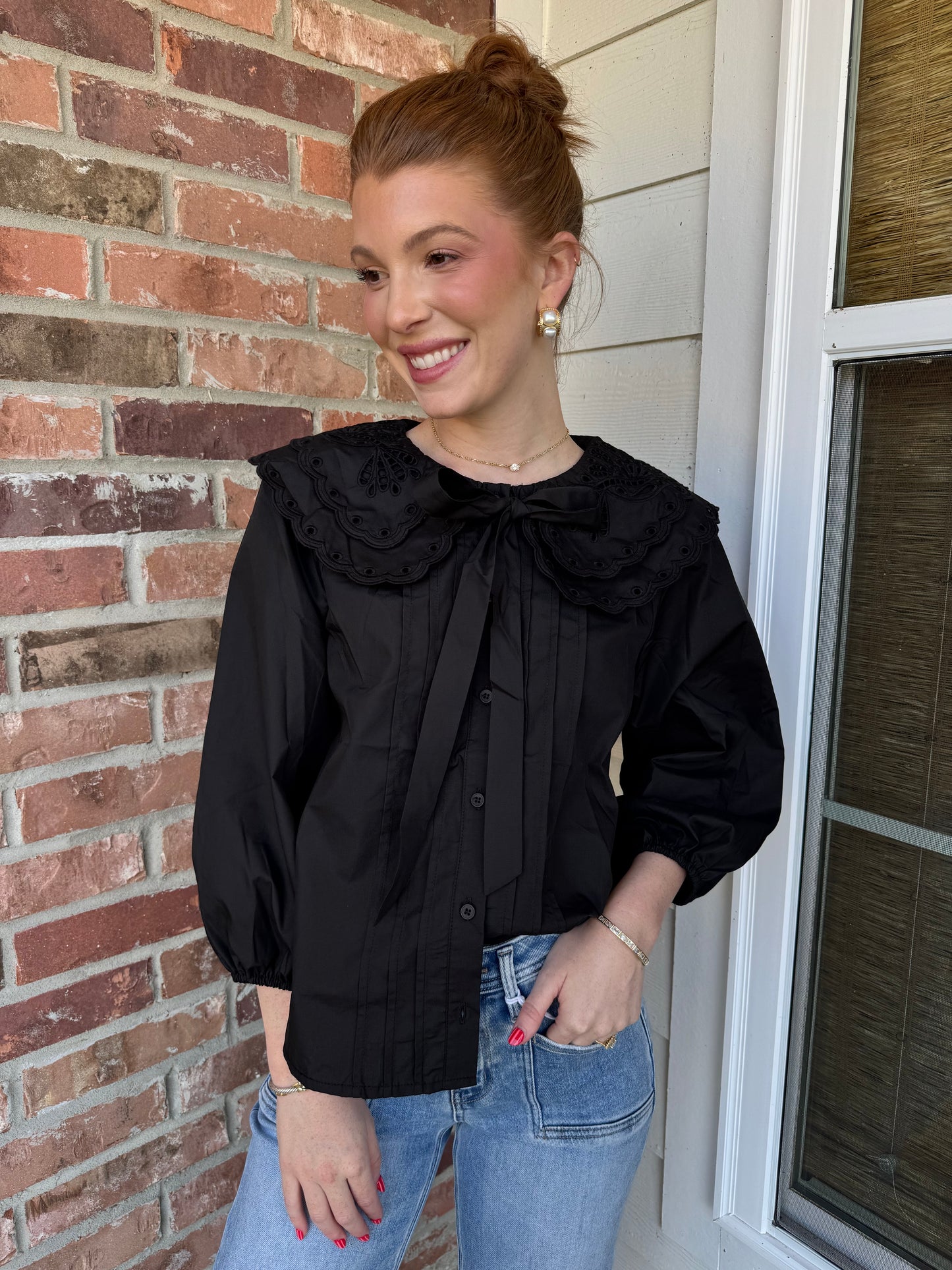 Sassy Southern Details Blouse